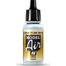 Vallejo 71306 Model Air Sky Blue Maket Boyası