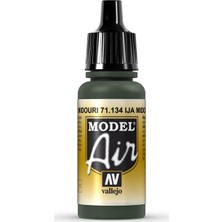 Vallejo 71134 Model Air IJA Midouri Green Maket Boyası