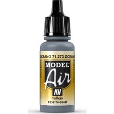 Vallejo 71273 Model Air Ocean Gray Maket Boyası