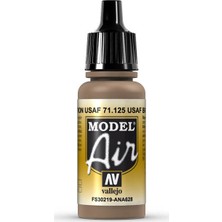 Vallejo 71125 Model Air USAF Brown Maket Boyası