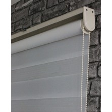 Sezerler Perde Ekonomik Beyaz Zebra Perde 60x200