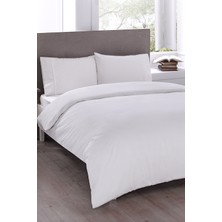 Taç Çift Kişilik Ranforce Nevresim Takımı-Basic Krem