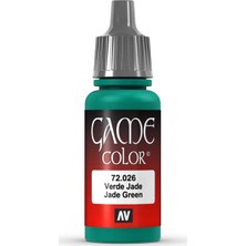 Vallejo 72026 Game Color Jade Green Maket Boyası