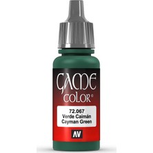Vallejo 72067 Game Color Cayman Green Maket Boyası