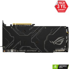 Asus ROG Strix GeForce GTX 1660 Ti OC Gaming 6GB 192Bit GDDR6 (DX12) PCI-E 3.0 Ekran Kartı (ROG-STRIX-GTX1660TI-O6G-GAMING)