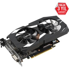 Asus DUAL GeForce GTX 1660 Ti OC 6GB 192Bit GDDR6 (DX12) PCI-E 3.0 Ekran Kartı (DUAL-GTX1660TI-O6G)