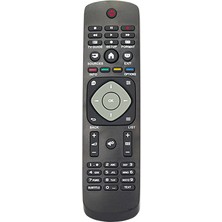 Tayfun Philips 24Phk5210/12 Uyumlu Led Televizyon Kumandası Siyah