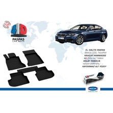 OMSA Bmw F10 5 Serisi 4D Havuzlu Paspas Siyah 2013-2016 Arası