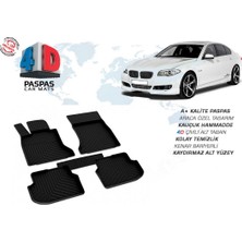 OMSA Bmw 5 Serisi F10 X Drive 4D Havuzlu Paspas Siyah 2013-2016 Arası