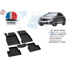 OMSA Mercedes GLA Class 4D Havuzlu Paspas Siyah 2013 ve Sonrası