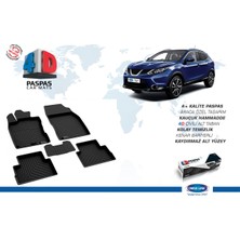 OMSA Nissan Qashqai 4D Havuzlu Paspas Siyah 2014 ve Sonrası