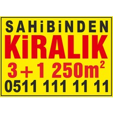 New Jargon Sahibinden Kiralık 3+1 250m2 Afişi 100 x 70 cm