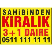 New Jargon Sahibinden Kiralık 3+1 Daire Afişi 100 x 70 cm