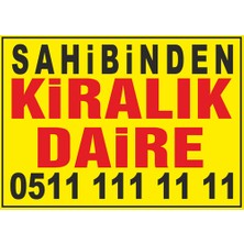 New Jargon Sahibinden Kiralık Daire Afişi 100 x 70 cm