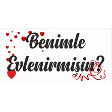 New Jargon Benimle Evlenirmisin Branda Afisi 200 x 100 cm
