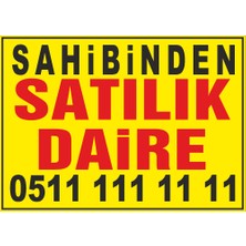 New Jargon Sahibinden Satılık Daire Afişi 50 x 70 cm