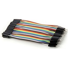 Arduino Jumper Kablo 40 Pin 10Cm Dişi ‐ Erkek Dupont Kablo