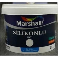Marshall Silikonlu Mat İç Cephe Boyası 2.5 Lt Beyaz