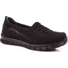 Forelli 61014 Kadın Stretch Feather Light Spor Ayakkabı Siyah