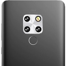 Microcase Huawei Mate 20 Kamera Lens Koruma Halkası - Gümüş