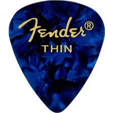 Fender 351 Premium Celluloid Picks Blue Moto - Thin - 1 Adet Pena