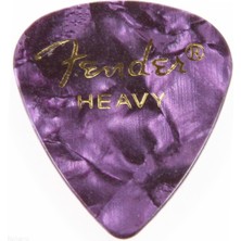 Fender 351 Premium Celluloid Picks Purple Moto Heavy - 1 Adet Pena