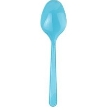 Roll-Up Plastik Mavi Kaşık 25' li