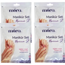 Mora Manikür Seti 4 Adet Sağlıklı Uzayan Tırnaklar İçin Keratin Terapi