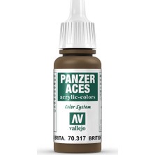 Vallejo 70317 Panzer Aces British Tank Crew 17 Ml