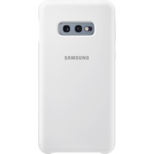 Samsung Galaxy S10e Silicone Cover (Beyaz) - EF-PG970TWEGWW