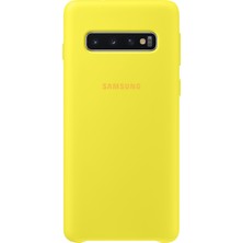 Samsung Galaxy S10 Silicone Cover (Sarı) - EF-PG973TYEGWW