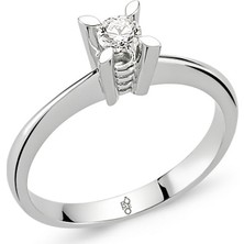 Harem Altın Romeo Pırlanta 0.18 Ct Tektaş Yüzük Rm-10009