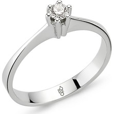 Harem Altın Romeo Pırlanta 0.20 Ct Tektaş Yüzük Rm20020