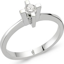 Harem Altın Romeo Pırlanta 0.22 Ct Tektaş Yüzük Rm20039