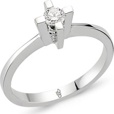Harem Altın Romeo Pırlanta 0.24 Ct Tektaş Yüzük Rm25049