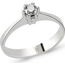 Harem Altın Romeo Pırlanta 0.19 Ct Tektaş Yüzük Rmy204