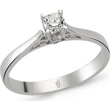 Harem Altın Romeo Pırlanta 0.19 Ct Tektaş Yüzük Rmy303