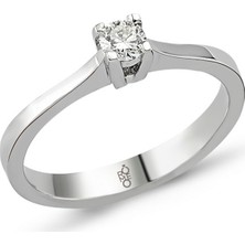 Harem Altın Romeo Pırlanta 0.22 Ct Tektaş Yüzük Rmy317