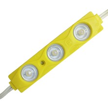 Amber LED Mercekli Modül Led Sarı (Amber) 1.5W | 100 Adet