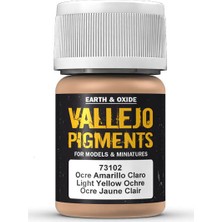 Vallejo 73102 Pigments Light Yellow Ochre 35 Ml