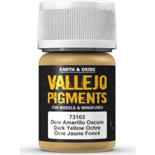 Vallejo 73103 Pigments Dark Yellow Ochre 35 Ml