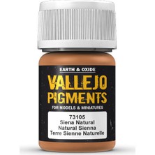 Vallejo 73105 Pigments Natural Sienna 35 Ml