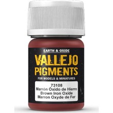 Vallejo 73108 Pigments Brown Iron Oxide 35 Ml