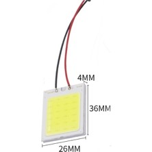 Autoline T10 Autoline Araç İçi Aydınlatma 24 Smd Led Panel