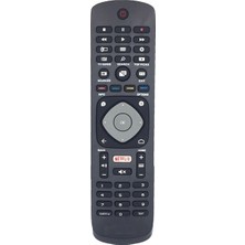 Tayfun Philips  75Pus7101/12 Uyumlu Klavyesiz Yedek Televizyon Kumandası