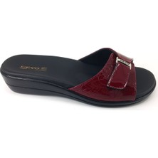 Ceyo 9863-4  Kadın Terlik Bordo