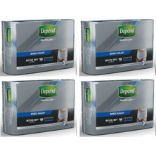 Depend Emici Külot Eko Paket Büyük Erkek 4'lü Set 16 Adet x 4 Paket