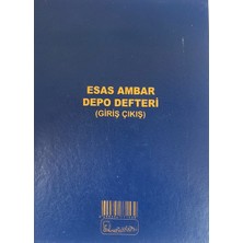 Kocaoluk Esas Ambar Depo Defteri (Giriş-Çıkış) Cilt Kapak