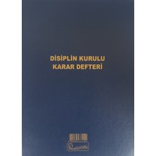 Kocaoluk Disiplin Kurulu Karar Defteri Cilt Kapak