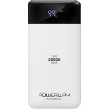 Powerway  TX-20 20000 mAh Fast&Furious Taşınabilir Powerbank